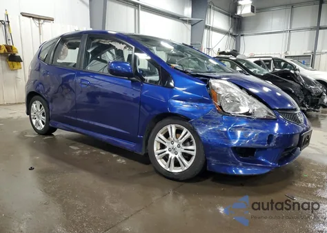2010 Honda Fit Sport из США, поврежденный, VIN JHMGE8H61AS021886